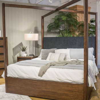 B857B7 Dilenno California King Canopy Bed