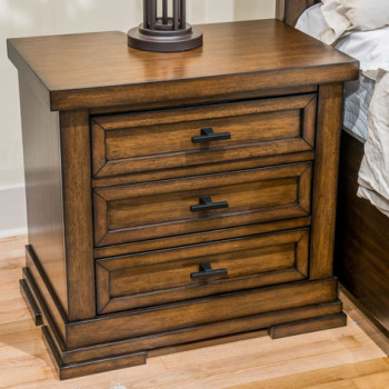 B849-93 Taffenbrook Three Drawer Night Stand