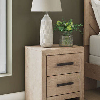 B3787-92 Sanginlane Two Drawer Night Stand