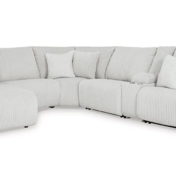 92706S2 Top Tier 6-Piece Reclining Sectional with Chaise