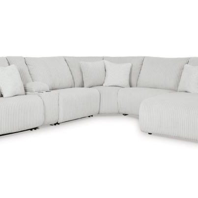 92706S1 Top Tier 6-Piece Reclining Sectional with Chaise