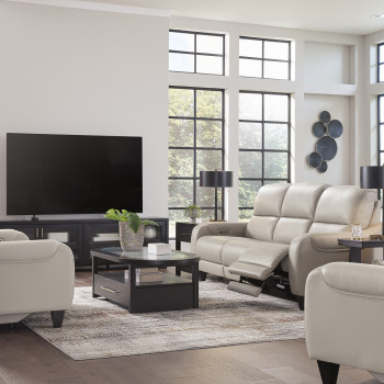 U75312-15-14-13 3PC SETS Mercomatic PWR REC Sofa with ADJ Headrest + Loveseat + Recliner