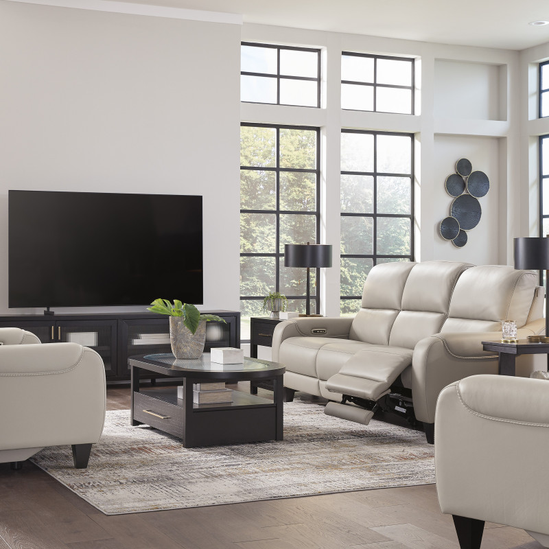 U75312-15-14-13 3PC SETS Mercomatic PWR REC Sofa with ADJ Headrest + Loveseat + Recliner