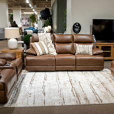 U10400-15-18 2PC SETS VonRyan PWR REC Sofa with ADJ Headrest + Loveseat