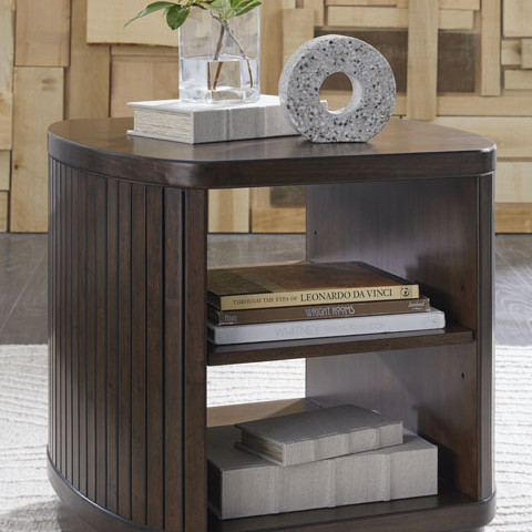 T679-2 Korestone Square End Table