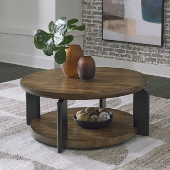 T624-8 Kraeburn Round Cocktail Table