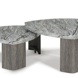 T600-0 Surmour Stacked Cocktail Table