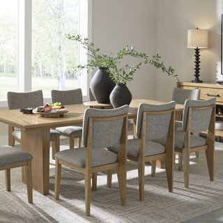 D833-35-01(08) 9PC SETS Sherbana RECT Dining Room EXT Table + 8 Chairs