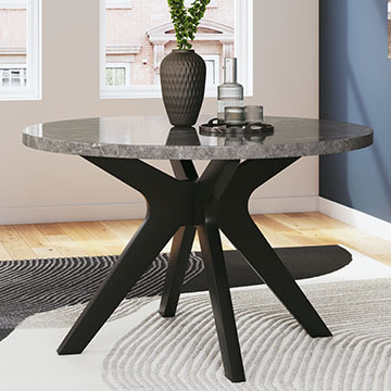 D476-15 Glinari Round Dining Room Table
