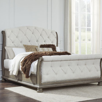 B944B5 Ardenfield California King Upholstered Sleigh Bed