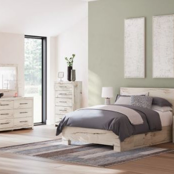 B2310B6-5PC 5PC SETS Lawroy Queen Panel Bed with Storage