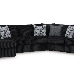 98103S4 Midnight-Madness 4-Piece Sectional with Chaise