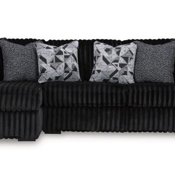 98103S1 Midnight-Madness 2-Piece Sectional Sofa with Chaise
