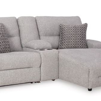93605S4 Acklen Place 3-Piece Power Reclining Sectional Sofa with Chaise