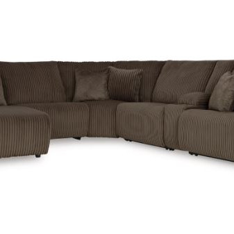 92705S2 Top Tier 6-Piece Reclining Sectional with Chaise