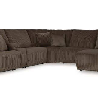 92705S1 Top Tier 6-Piece Reclining Sectional with Chaise