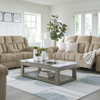 69305-15-18-82 3PC SETS Tip-Off PWR REC Sofa with ADJ Headrest + Loveseat + Recliner