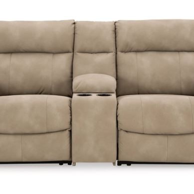 61004S3 Next-Gen DuraPella 3-Piece Power Reclining Sectional Loveseat with Console