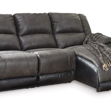 50301S9 Nantahala 3-Piece Reclining Sectional with Chaise