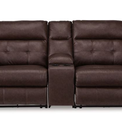 42702S4 Punch Up 3-Piece Power Reclining Sectional Loveseat with Console
