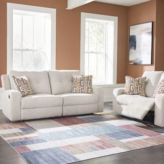 38805-81-86 2PC SETS Danum 2 Seat Reclining Sofa + Loveseat