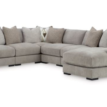 20305S7 Aslan Court 6-Piece Sectional with Chaise