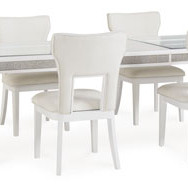 D822-35-01(6) 7PC SETS Chalanna Dining Extension Table + 6 Chairs