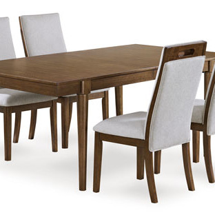 D615-45-05(4) 5PC SETS Lyncott Dining Extension Table + 4 Chairs