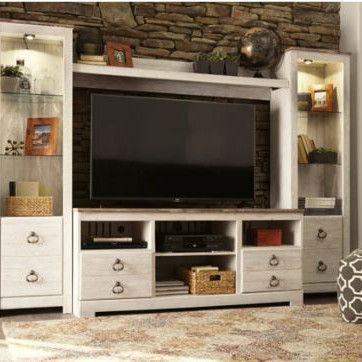 W267W3 Willowton 4-Piece Entertainment Center