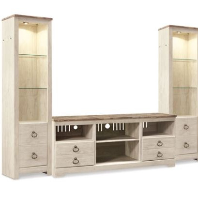 W267W16 Willowton 3-Piece Entertainment Center