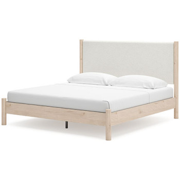 B2615B7 Cadmori King Upholstered Panel Bed