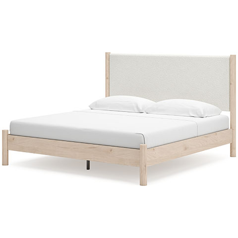 B2615B7 Cadmori King Upholstered Panel Bed