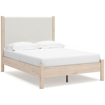 B2615B8 Cadmori Full Upholstered Panel Bed