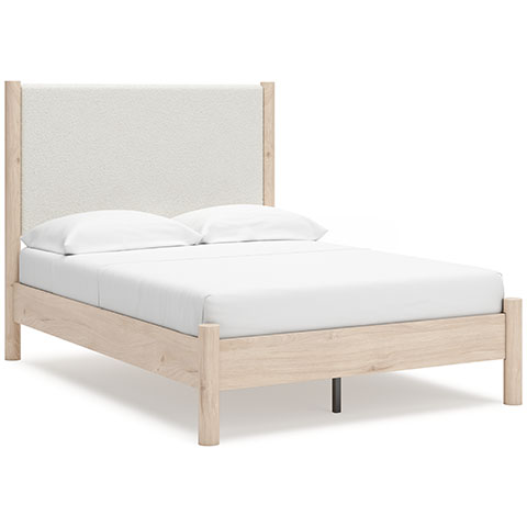 B2615B8 Cadmori Full Upholstered Panel Bed