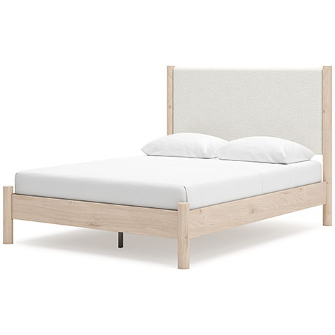 B2615B4 Cadmori Queen Upholstered Panel Bed