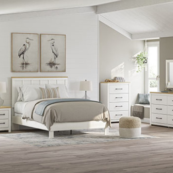 B3340B2-4PC 4PC SETS Linnocreek Queen Panel Bed