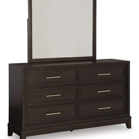 B618-31-36 Neymorton Dresser and Mirror