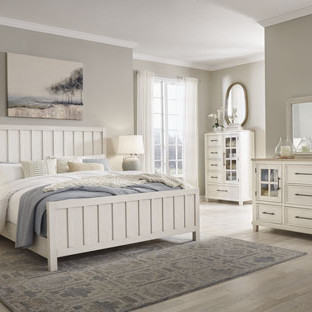 B683B2-4PC 4PC SETS Shaybrock Queen Panel Bed