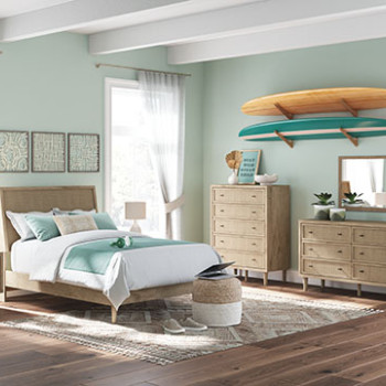 B1199B6-4PC 4PC SETS Cielden Full Panel Bed