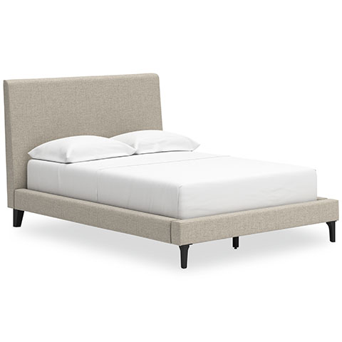 B1199-72 Cielden Full Upholstered Bed with Roll Slats