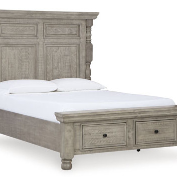 B816B2 Harrastone Queen Panel Bed