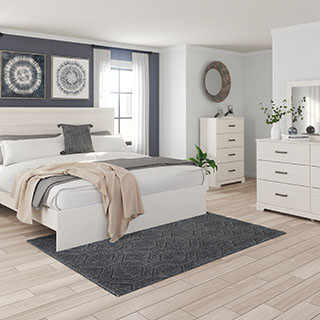 B2588B3-4PC 4PC SETS Stelsie King Panel Bed