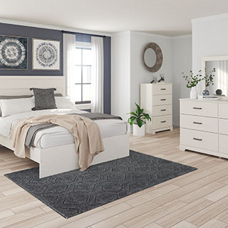 B2588B2-4PC 4PC SETS Stelsie Queen Panel Bed