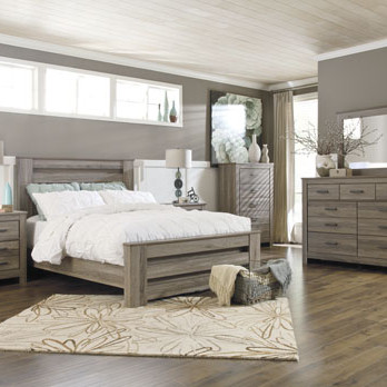 B248B2-4PC 4PC SETS Zelen Queen Panel Bed