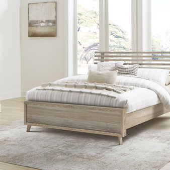 B2075B8 Hasbrick King Slat Panel Bed