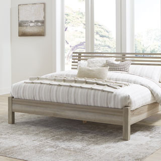 B2075B7 Hasbrick King Slat Panel Bed
