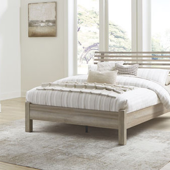 B2075B3 Hasbrick Queen Slat Panel Bed