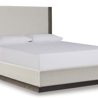 B970B2 Anibecca Queen Upholstered Panel Bed