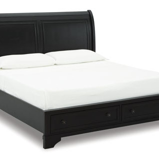 B739B9 Chylanta California King Sleigh Storage Bed