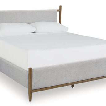 B615B7 Lyncott California King Upholstered Bed
